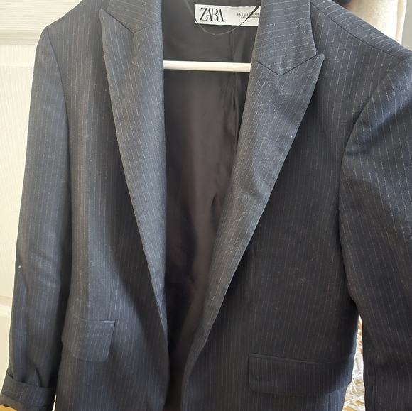 Zara Pinstripe Blazer+Pants - Picture 4 of 4